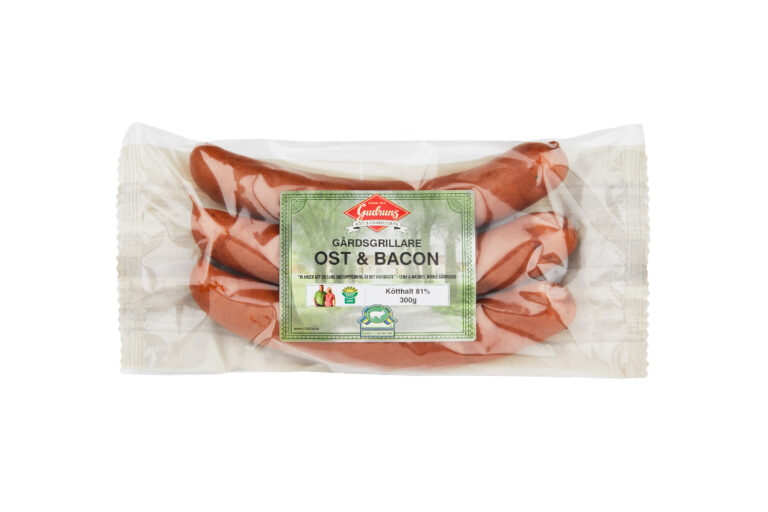 Gårdsgrillare ost&bacon Nibble 300g