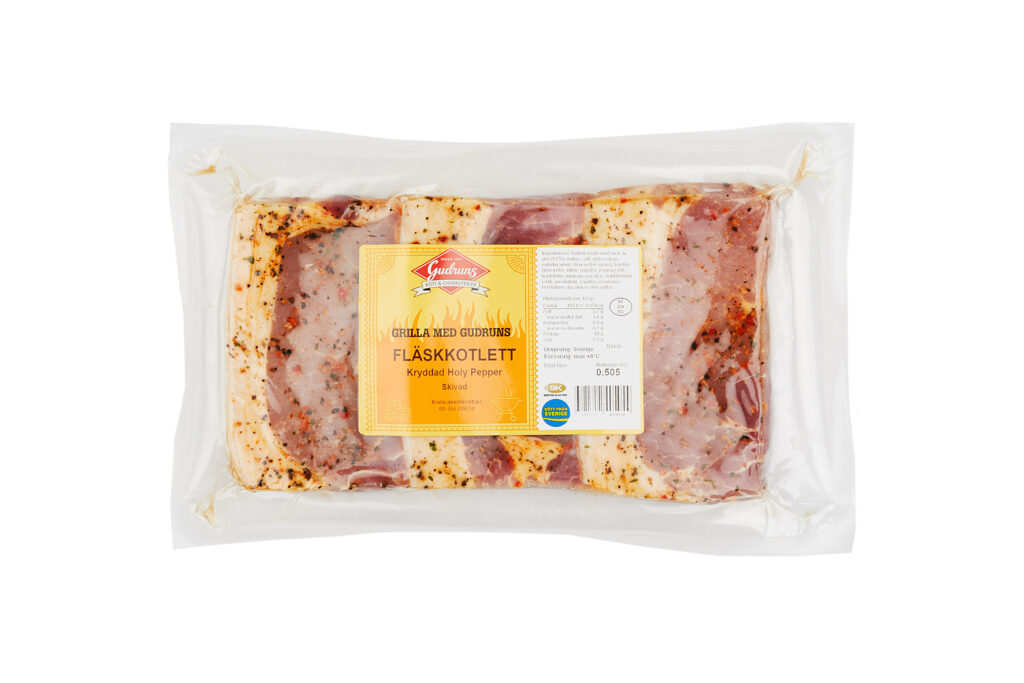 Fläskkotlett Skivad Kryddad Holy Pepper ca 500g